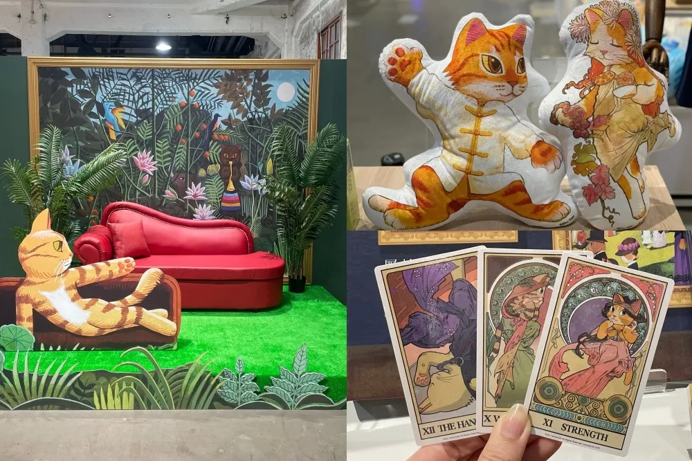 【有片】貓美術館「貓之旅快閃店」登陸華山免費逛！首曝 4 幅台灣限定創作、經典貓畫放大變打卡點