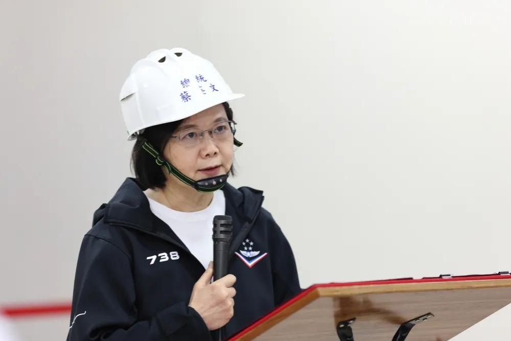 蔡英文中午親督興達電廠　直言「電力輸送+基礎設施韌性有問題」