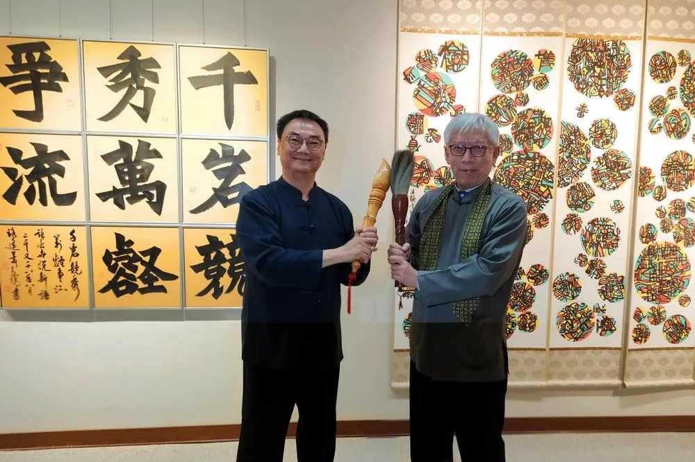 「凌雲健筆―蕭世瓊・梁永斐筆鋒會」於興大藝術中心登場