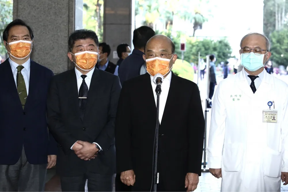 【有片】蘇貞昌今打第3劑混高端　沒領500元禮券「資源留給國人」