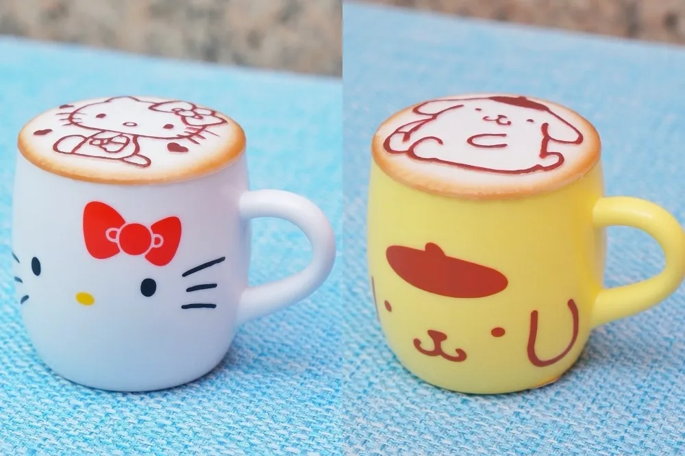 「三麗鷗、卡娜赫拉 icash2.0」7-11、博客來限量發售！Hello Kitty 拉花馬克杯超擬真亮相　上市時間與售價一次看