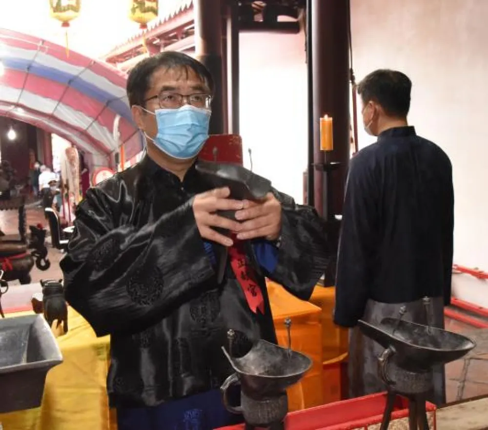 台南春祭武聖祭祀大典    黃偉哲主祭