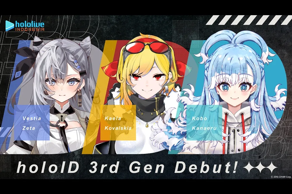 Hololive 再拓海外市場 ! HoloLive ID 三期生閃電出道