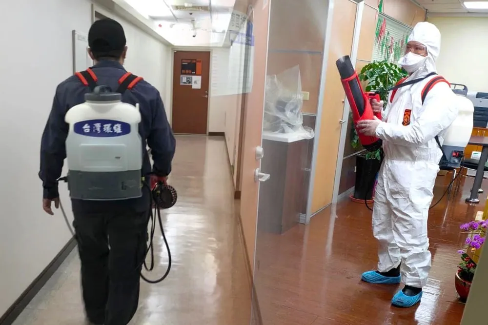 廖國棟2助理確診立院大清消 　游錫堃：謹慎防疫不必過度慌張