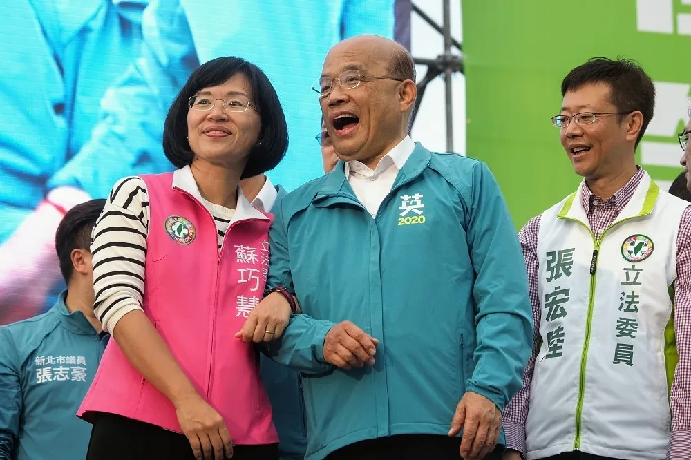 【助理篩陽】蘇巧慧快篩陰居隔ing　老爸蘇貞昌沒同住「不需自我監測」