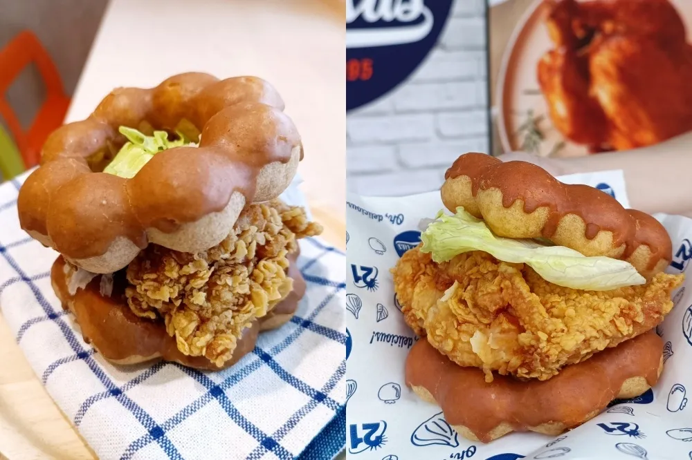 【有片】限時 19 天限量販售！21世紀 ╳ Mister Donut 攜手推出「厚豆香炸雞波堤堡」