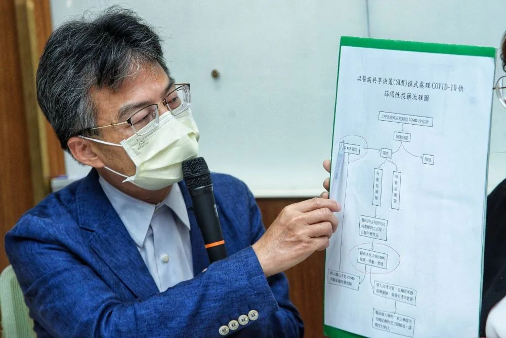 【有片】65歲以上快篩陽可投藥　蘇偉碩提醫病共享決策