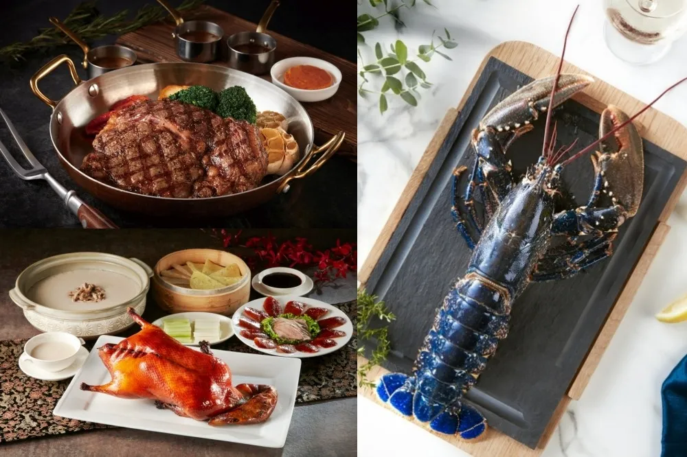 【飯店餐飲快閃優惠】買牛排或烤鴨送活龍蝦！台北喜來登美食限時 7 天　壽喜燒省千元、港點下殺 5 折