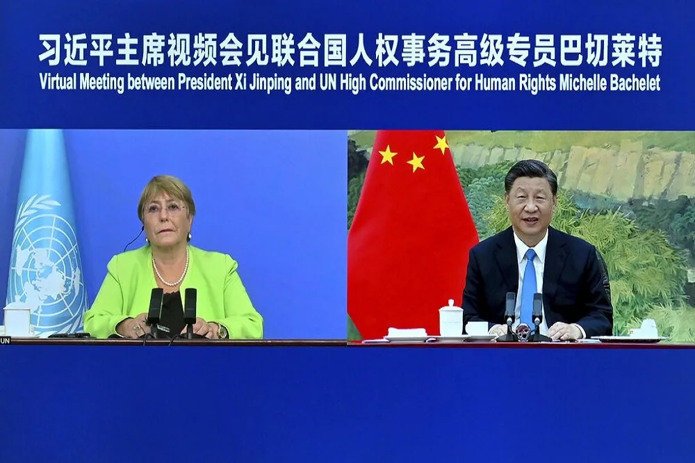 習近平與聯合國官員視訊大談「中國式人權」　「新疆警察文件」直接打臉中方
