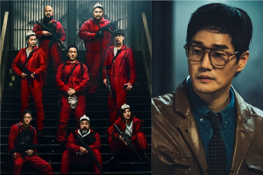 韓版《紙房子》「全程直播」世紀大劫案　劉智泰合體《魷魚遊戲》朴海秀帶頭搶錢