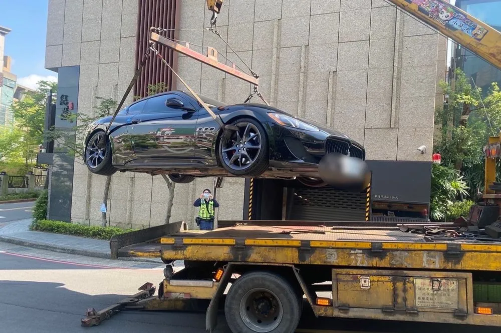 瑪莎拉蒂又出事！無照男酒駕狂飆　800萬跑車遭整台吊走