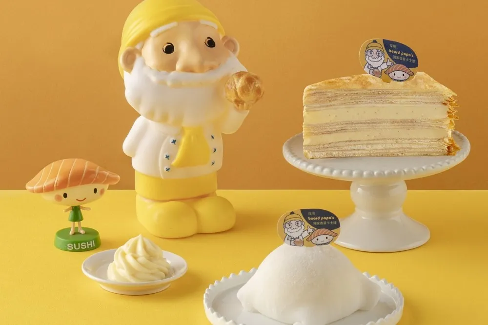 【有片】爭鮮門市限定開賣！beard papa’s 攜手爭鮮推出兩款卡士達甜點　憑聯名小插卡再送日式香草泡芙