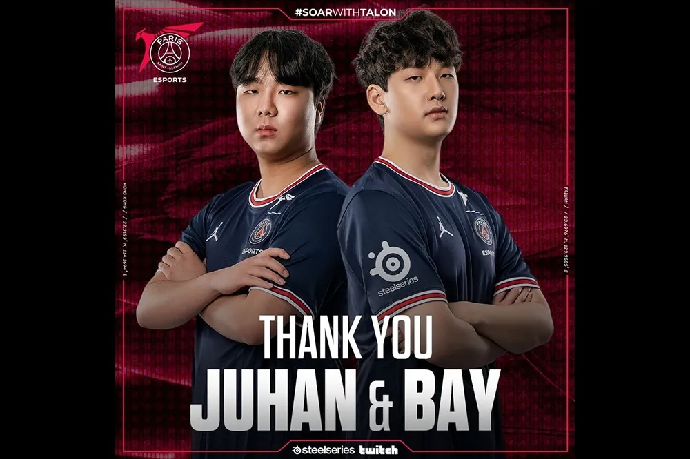 倍感難受！《英雄聯盟》PSG 宣布與中路選手 Bay、 打野選手 Juhan 結束合約
