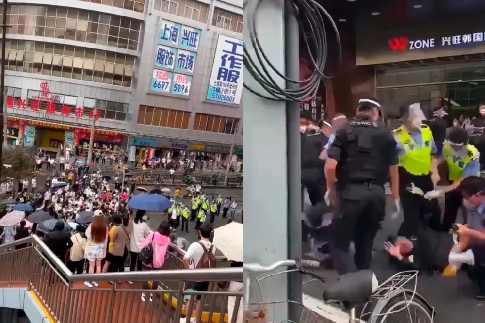 真的活不下去！上海商家發動「退租」遊行　抗議封控限制
