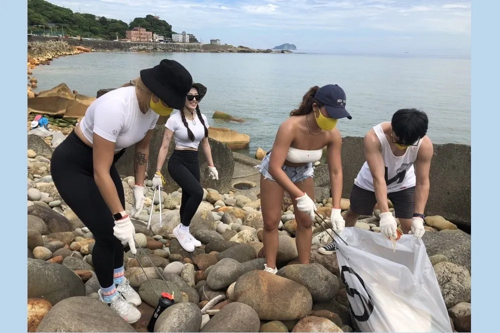  海好有你.逗陣淨灘趣　健身工廠行動愛台灣