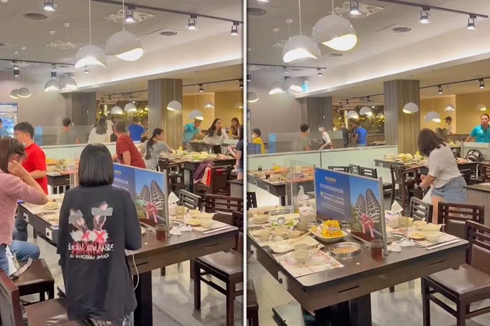 有夠囂張！8惡煞闖入火鍋店狠砍爆血　百餘客剉到秒閃　
