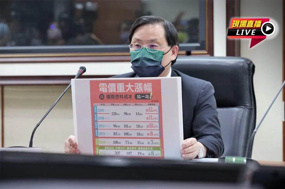 【直播】電價漲價新方案　經濟部記者會說明