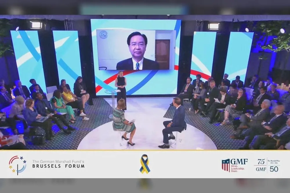 【GMF布魯塞爾論壇】吳釗燮視訊與美智庫對談　籲民主陣營團結抗中擴張