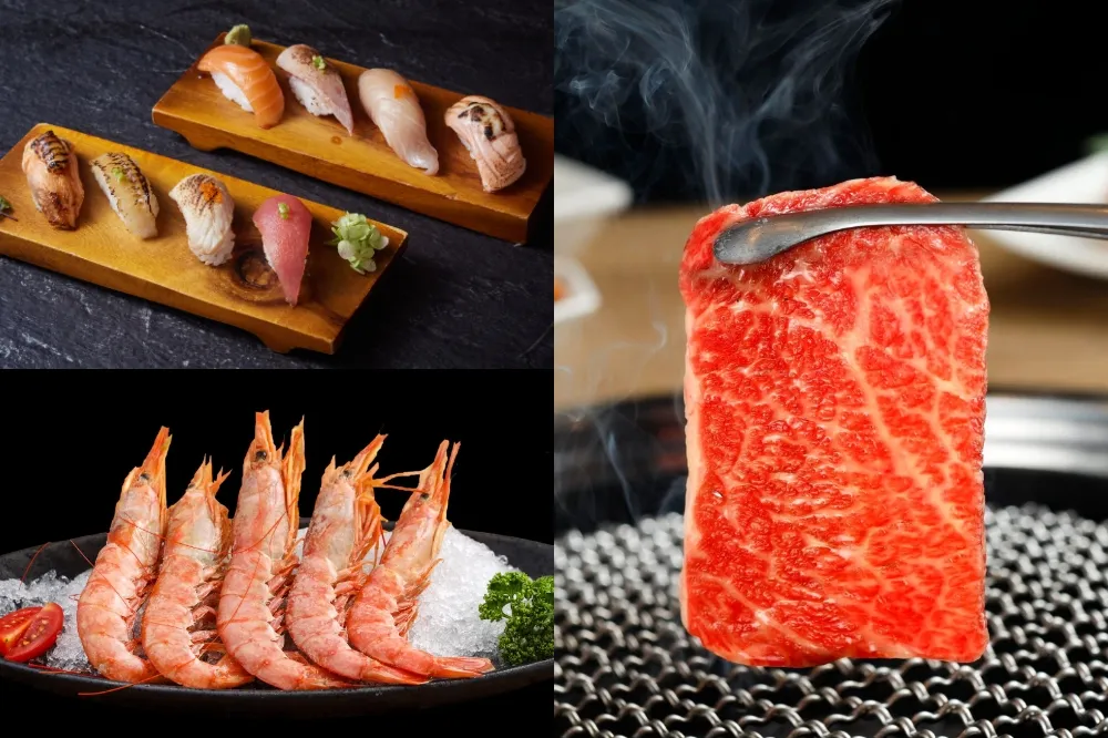 【完整菜單片】七月限定學生 4 人 8 折！「YKNK club」日本 A5 和牛等 100 種品項吃到飽 1880 元