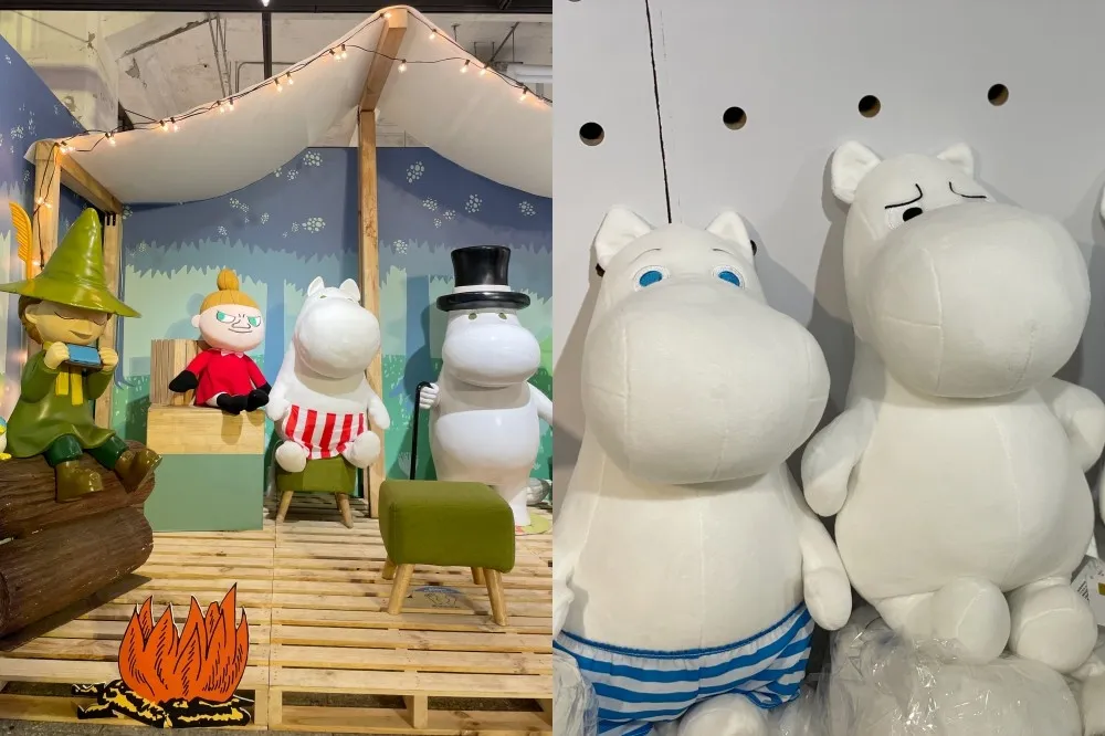 【有片】《嚕嚕米》夏日森活趣快閃店插旗松菸！8 大展區還原經典場景　首賣 40 公分「MOOMIN」表情玩偶