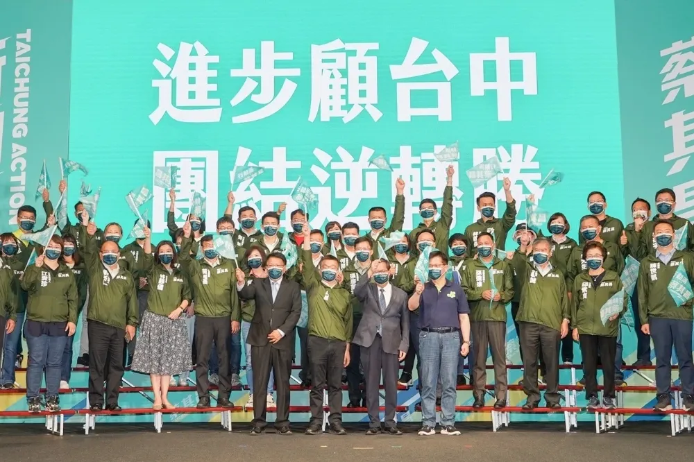 【首場大造勢】林佳龍親挺蔡其昌接棒台中　自比是盧秀燕「剋星」