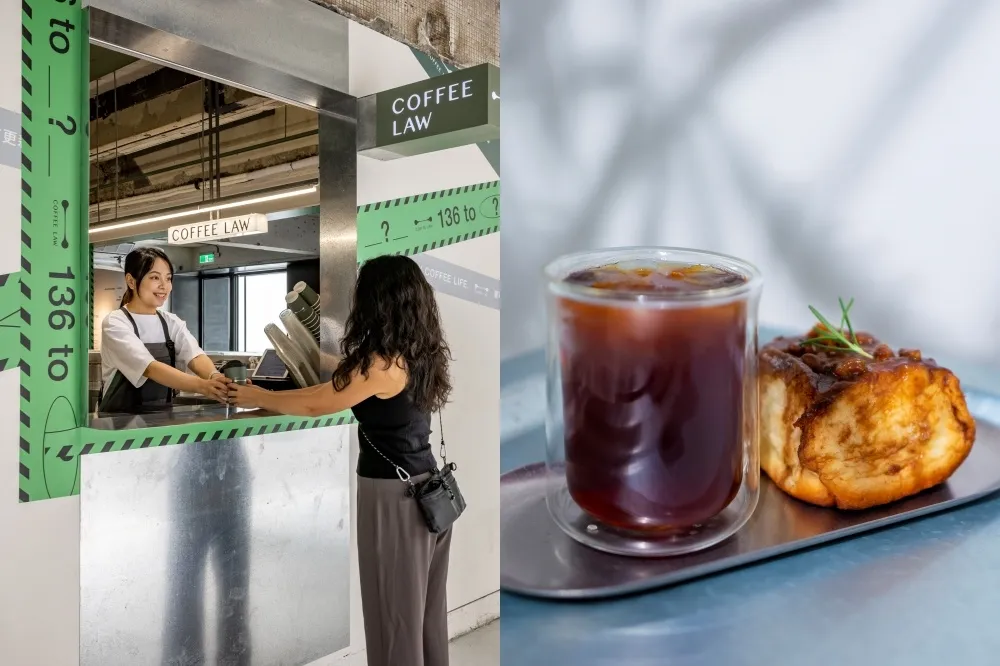 老宅再生咖啡館！COFFEE LAW 願景城事店限時登場　焦糖核桃肉桂捲限量販售