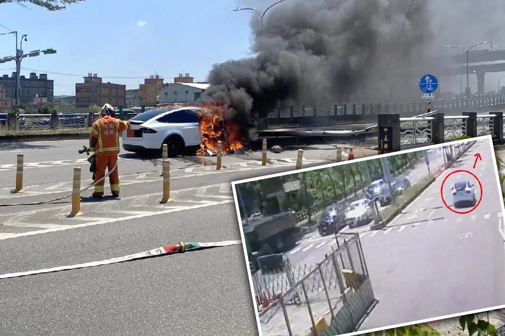 【撞擊片】林志穎車禍前15秒畫面曝光　上橋前突然偏移撞上分隔島