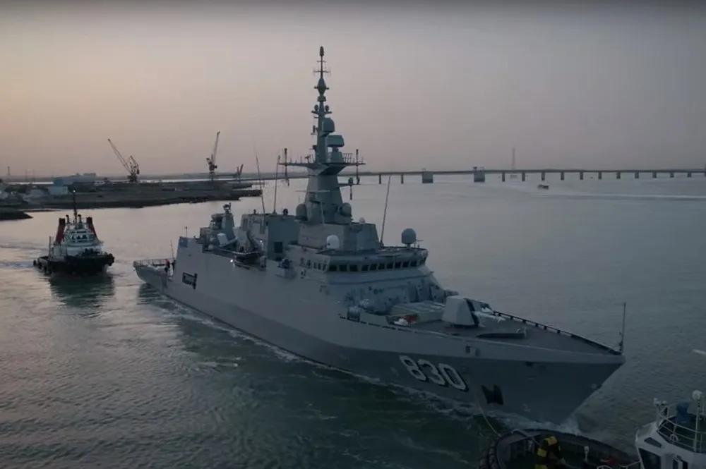 沙國海軍走向遠洋　前進級巡邏艦第二艘「迪里耶號」交艦　
