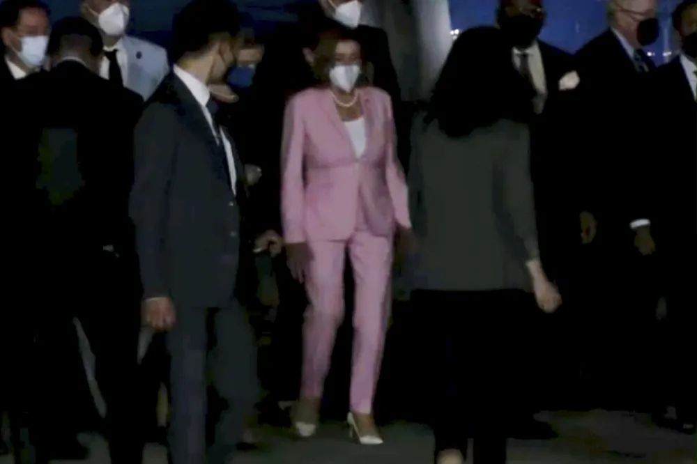 裴洛西抵台　「這是美國眾議長對台灣的正式訪問」