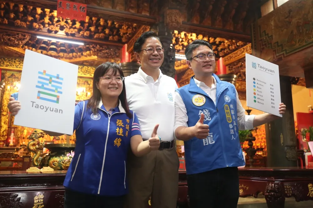 選在廟宇公開主視覺　張善政：「希望神明成全心願」
