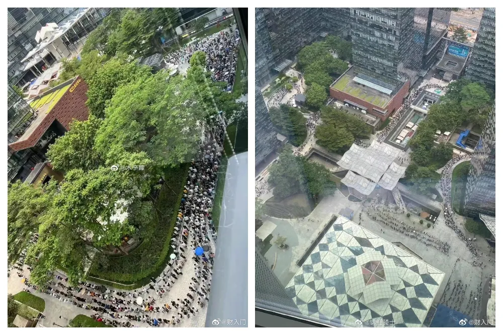 颱風都擋不住！深圳科學園10萬人大排長龍做PCR　 重慶上千萬市民高溫下等篩檢
