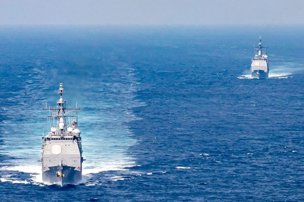 美艦通過台海　白宮：繼續會有穩定區域行動以確保台灣最佳利益
