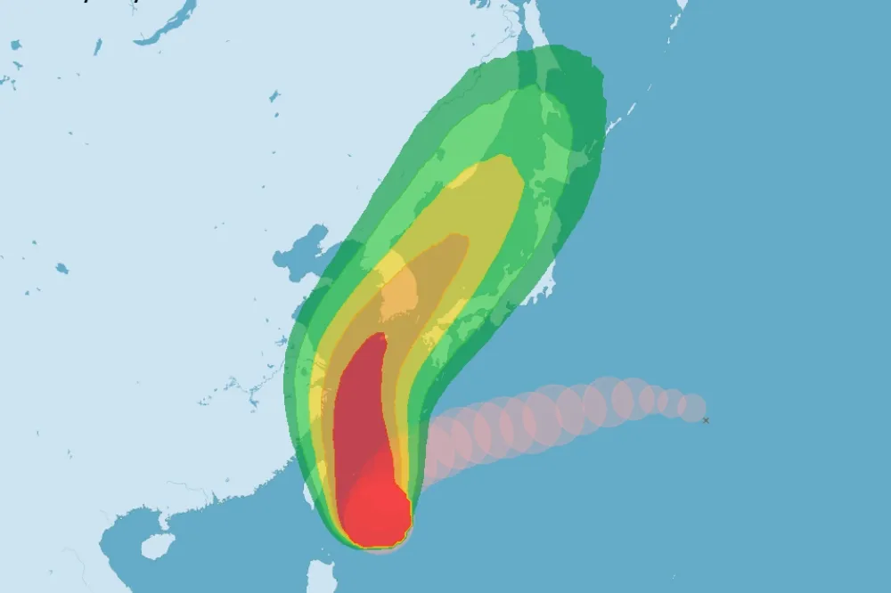 中颱「軒嵐諾」來襲！今年首次風雨預報出爐　「4個地區」恐達颱風假標準