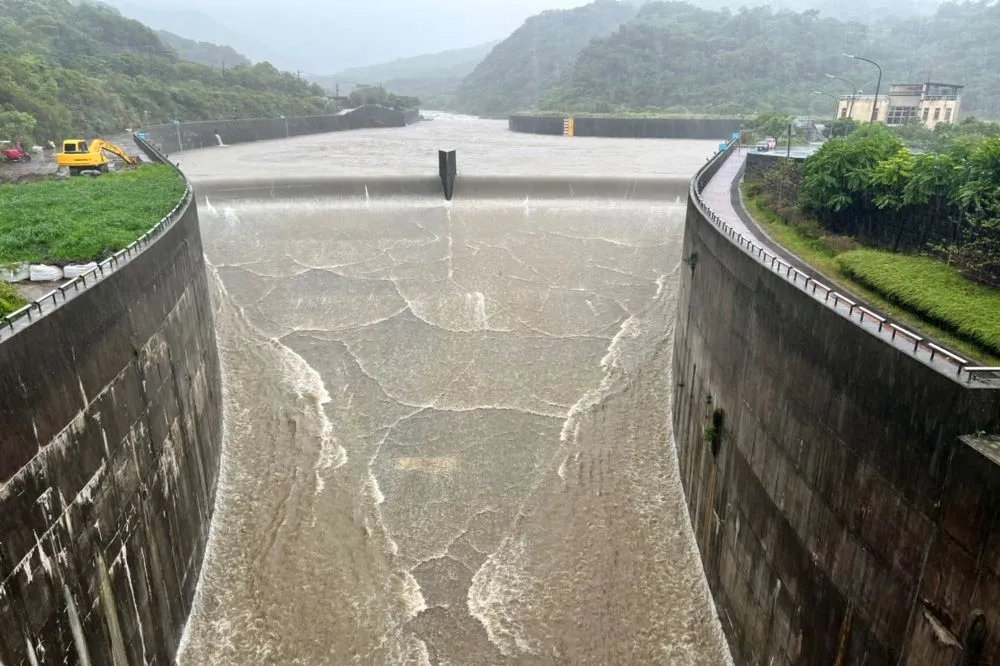 解渴了！颱風挾豪雨解基隆旱象　水位超標員山子啟動分洪