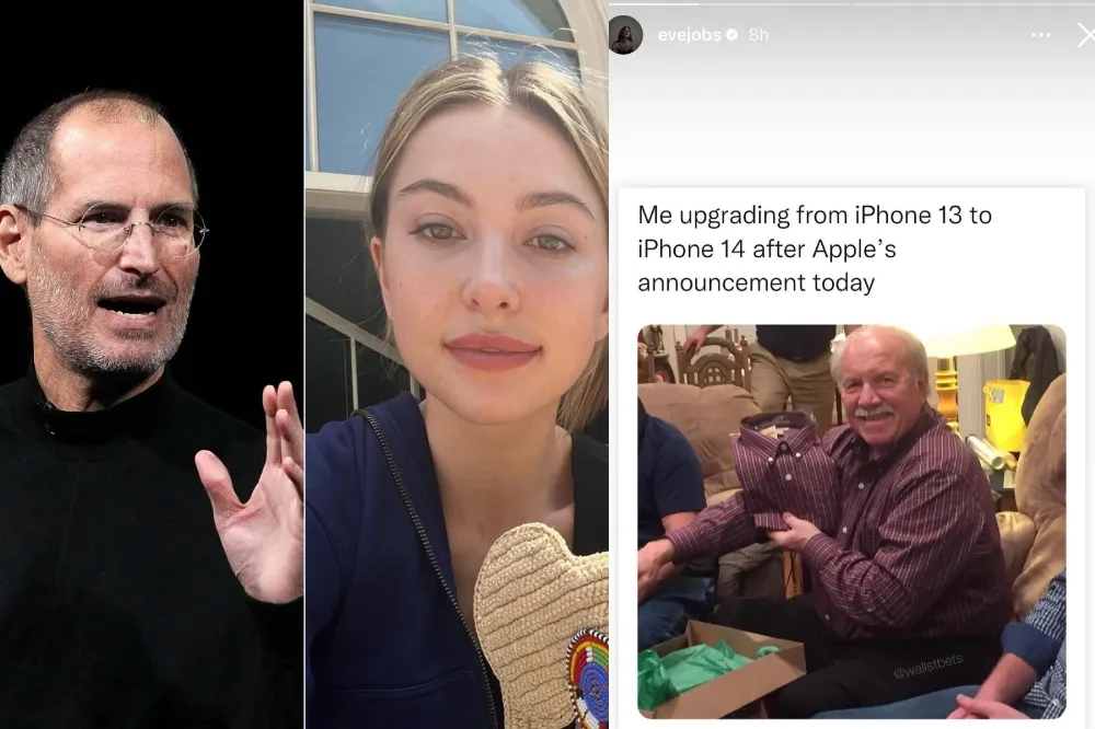 iPhone 14被酸沒亮點　賈伯斯正妹女兒吐槽「跟上一代有差嗎？」