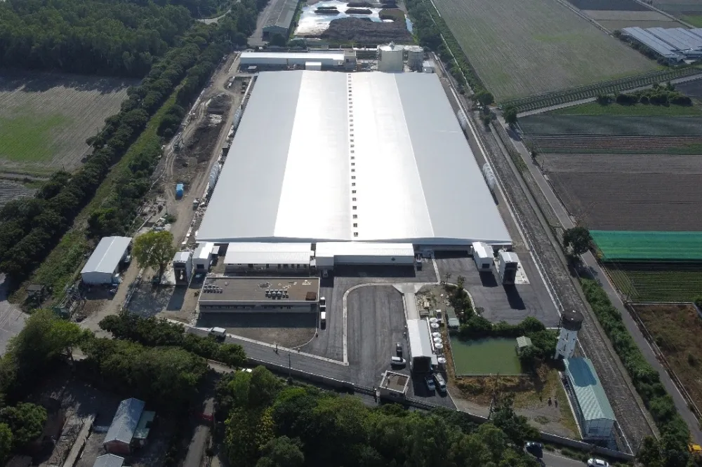 沼氣發電結合太陽光電　台糖虎尾循環畜殖場每年產電265萬度