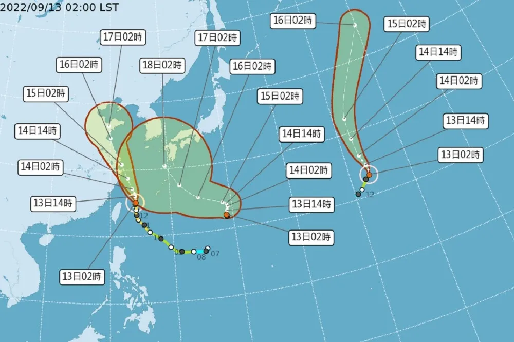 颱風2+1！「這9縣市」豪雨特報　大雨恐下到明天