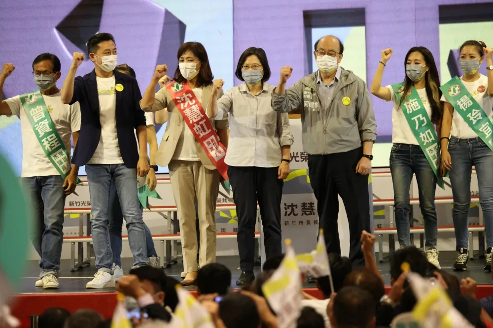神隱1個多月！林智堅新竹復出挺沈慧虹　喊「8年政績不會被單一事件抹煞」