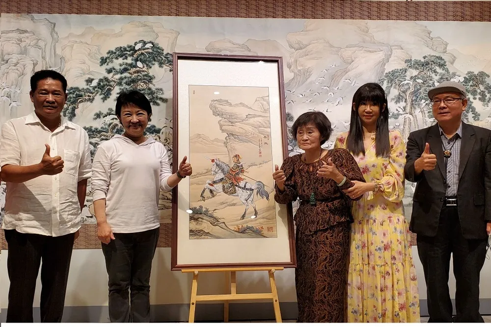 工筆畫大師王雙寬80紀念展於大墩文化中心展至10月12日