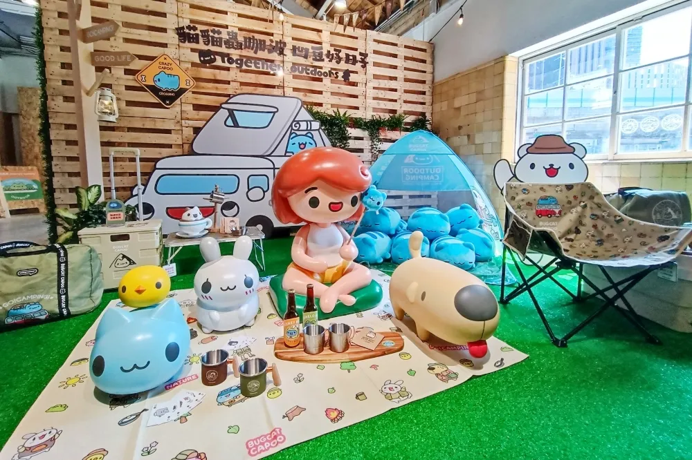 【有片】台北華山首站開跑！「貓貓蟲咖波凹豆好日子」快閃店四都巡迴展出　最新露營實用商品一次看
