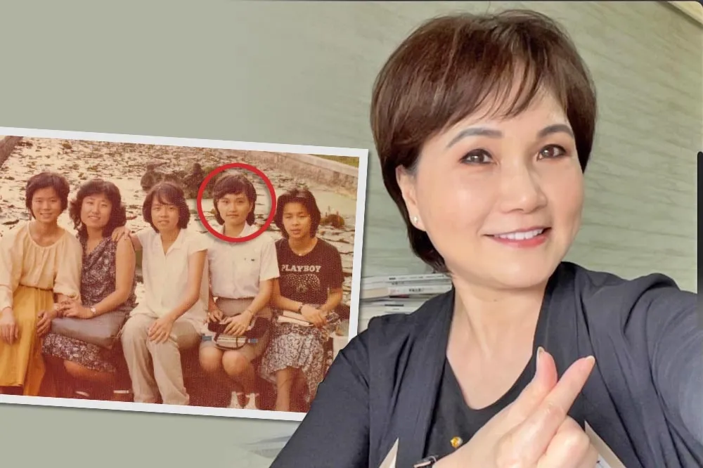主播沈春華曝40年前制服嫩照　網友喊：都沒變、凍齡美女