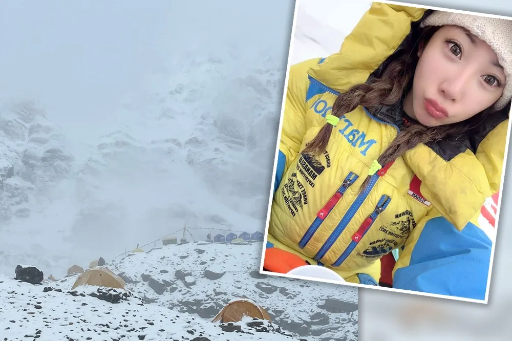 登山女神曾格爾陷桃色緋聞疑雲　臉書2天前自曝遇嚴重雪崩