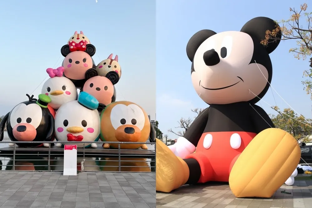 【有片】米奇、米妮驚喜現身台南迪士尼慶典！巨型 Tsum Tsum、5 大打卡造景安平登場　快閃店獨賣限定紀念幣