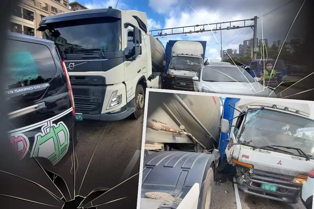 台中沙鹿「追撞熱點」又出事　大貨車下坡失速連撞5車