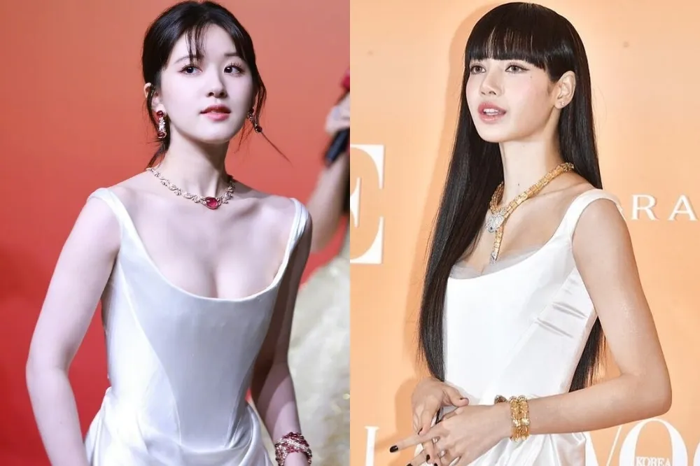 BLACKPINK成員Lisa撞衫趙露思同款低胸禮服　雙方粉絲互撕「她」靠這一點勝出