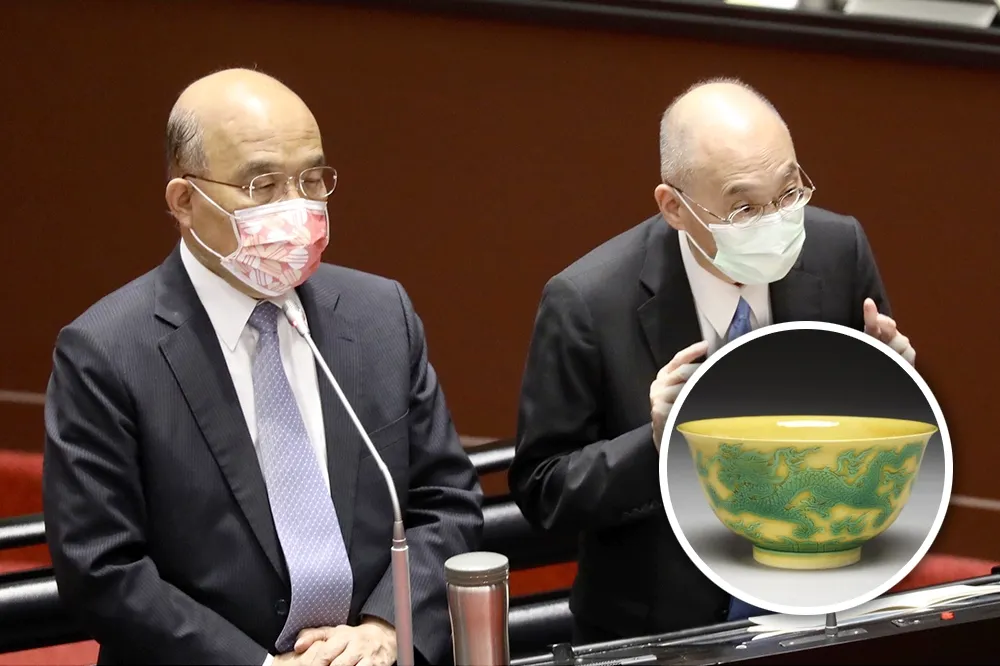 立委爆故宮打破國寶「龍紋碗」、「青花瓷」　控院長吳密察下令掩蓋