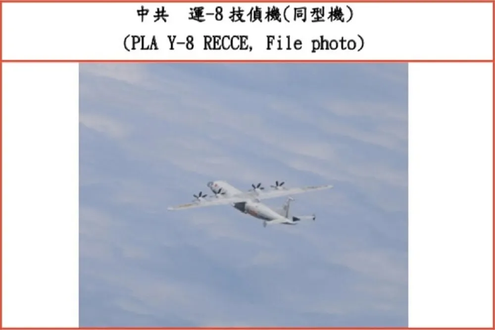 中國今派16機、艦擾台　2架次闖台海中線