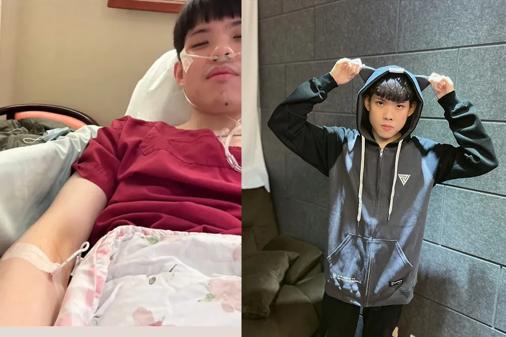 熊熊倒了...《英雄聯盟》實況主 NL 因胃炎吊點滴住院中　網友不捨：時數不是這樣水的啦...