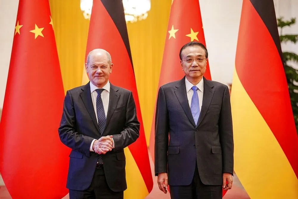 德國總理蕭茲見習近平　籲台海現狀任何改變都須和平解決