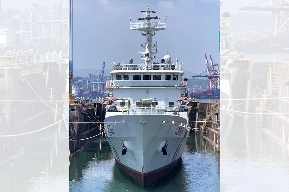 創紀錄坐墩失敗3次　海巡署千噸彰化艦10日交船典禮